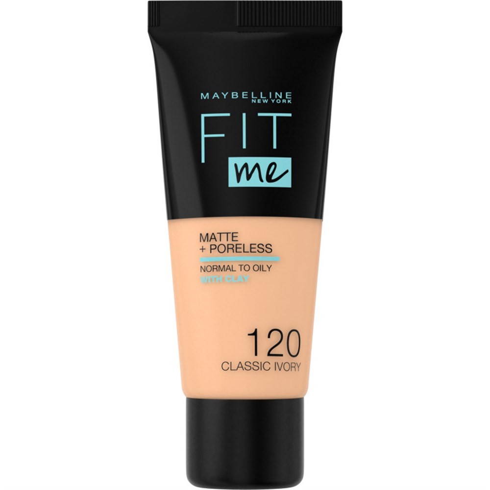 Maybelline New York Mat Fondöten Fit Me Matte Poreless Foundation 120