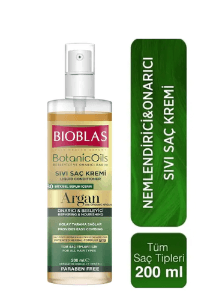 Bioblas Botanic Oils Argan Yağlı Sıvı Saç Bakım Kremi Tüm Saç Tipleri için 200 ml