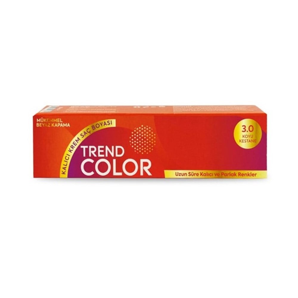 Trend Color Tüp Saç Boyası 3.0 Koyu Kestane 50 ml