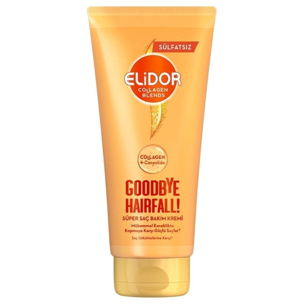 Elidor Goodbye Hairfall Collagen Blends Sülfatsız Saç Bakım Kremi Saç Dökülme Karşıtı 170 ml