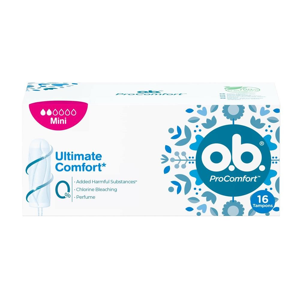 O.B.Tampon Mini ProComfort Silk Touch 16lı