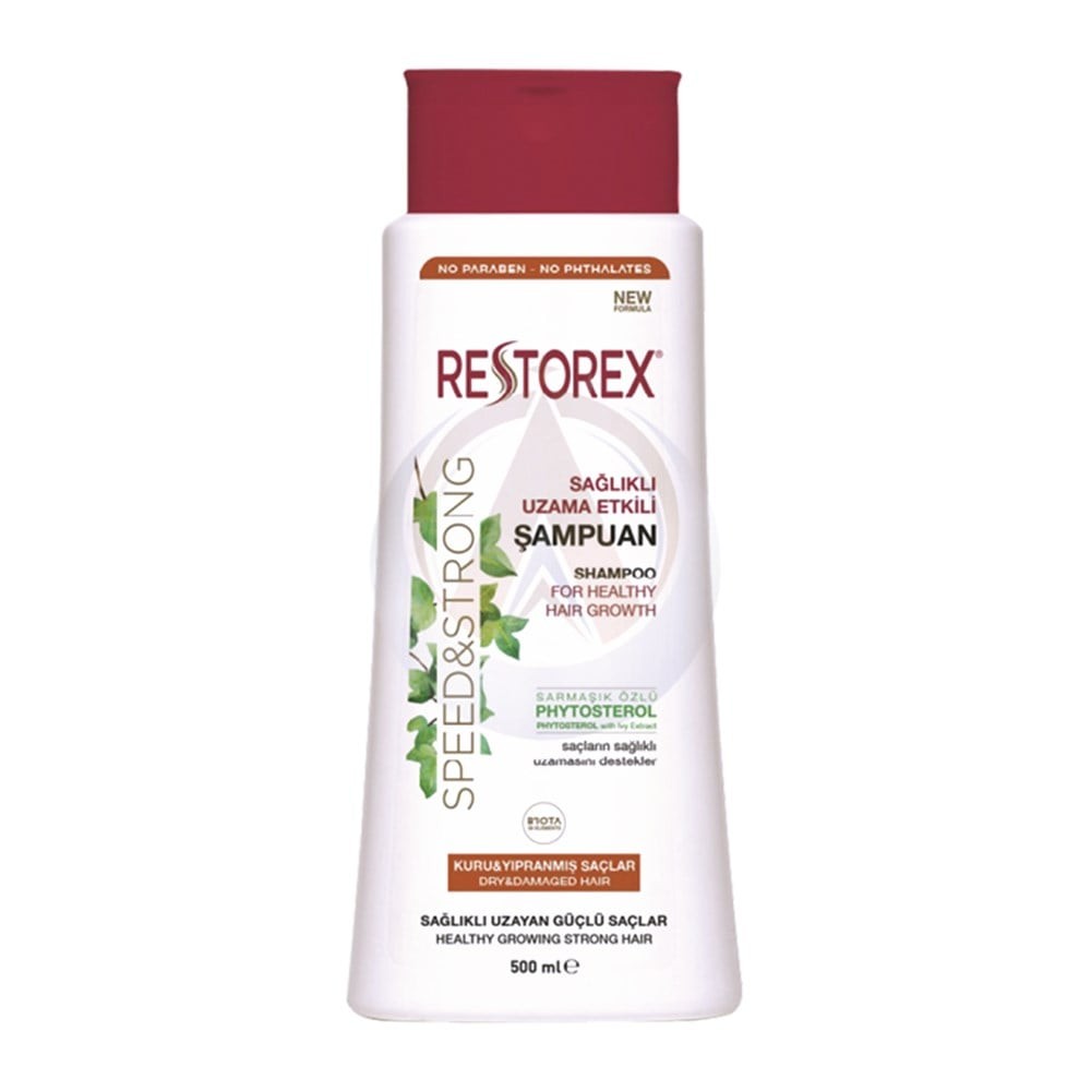 Restorex Speed Strong Şampuan Kuru &amp; Yıpranmış Saçlar İçin Onarıcı Bakım 500 ml