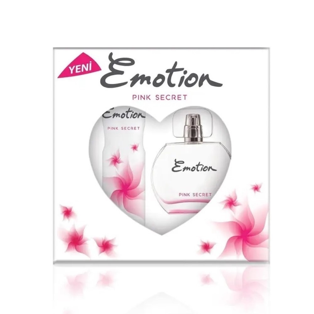 Emotion Pink Secret Kadın Parfüm Seti - Edt Parfüm 50 ml + Deodorant 150 ml