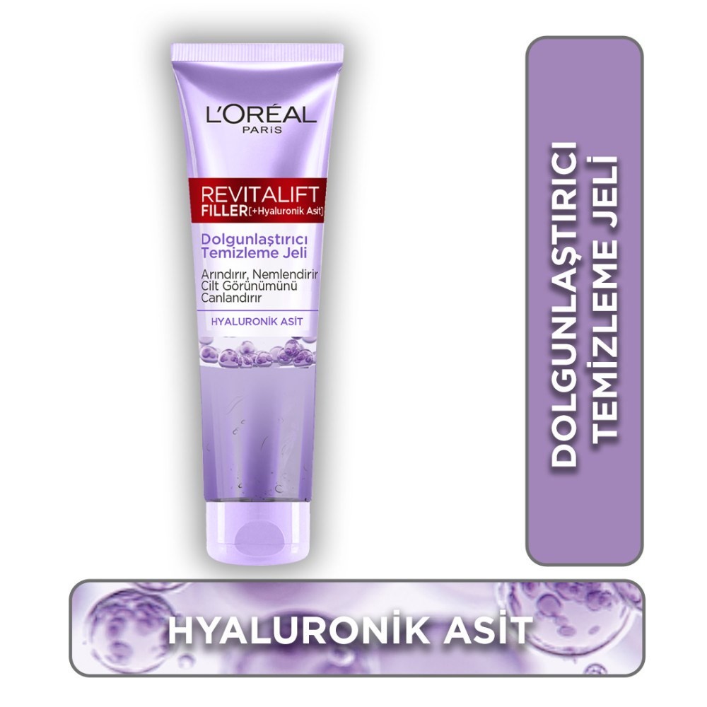 Loreal Paris Revitalift Filler Hyaluronik Asit Dolgunlaştırıcı Yüz Temizleme Jeli 150 ml