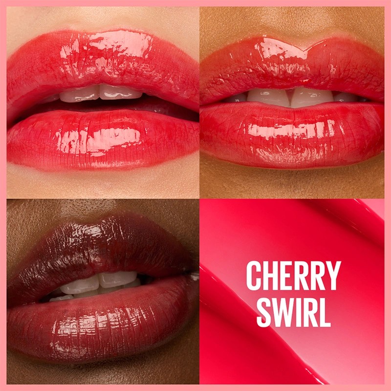 Maybelline New York Lifter Glaze Shea Yağı ve Hyalüronik Asit İçeren Renkli Dudak Balmı 04 Cherry Swirl