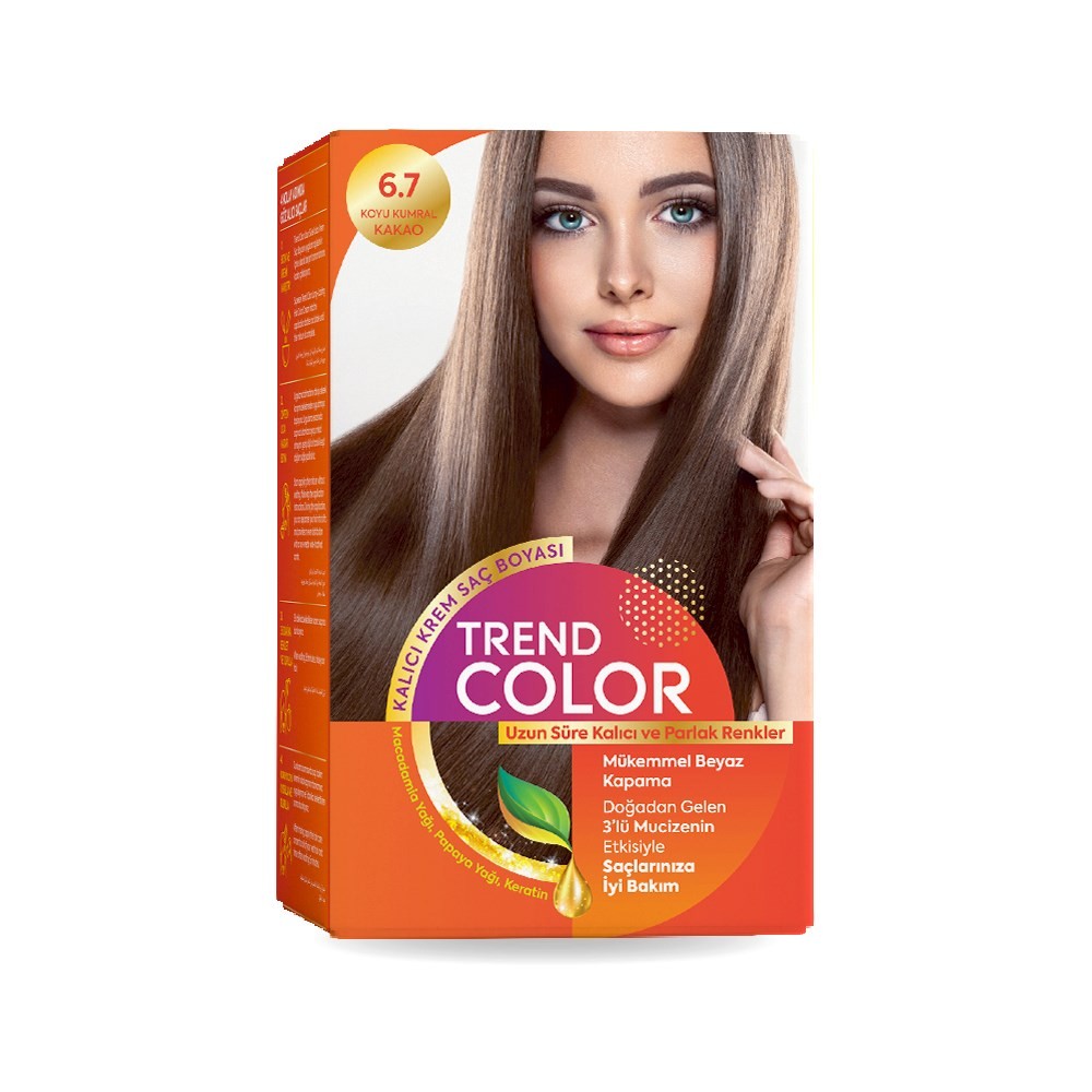 Trend Color Kit Saç Boyası 6.7 Koyu Kumral Kakao