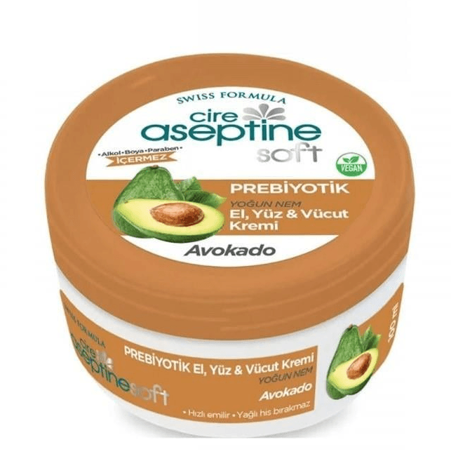 Cire Aseptine Soft Krem Prebiotik Avokado 100 ml