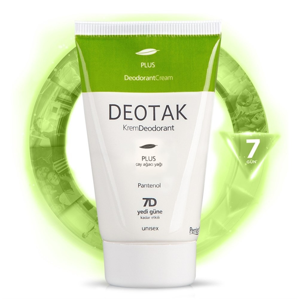 Deotak Pantenol Krem Deodorant Plus Çay Ağacı Yağı Özlü 35 ml