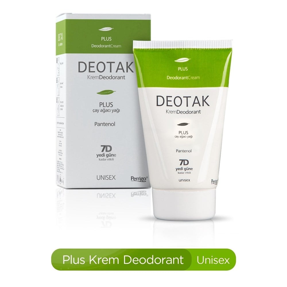 Deotak Pantenol Krem Deodorant Plus Çay Ağacı Yağı Özlü 35 ml