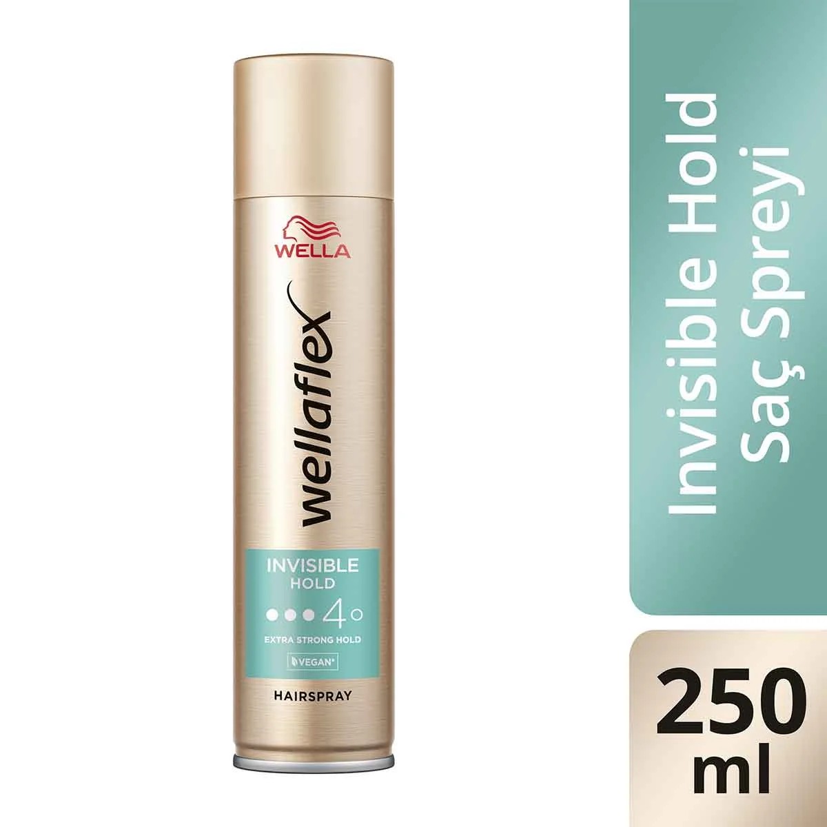 Wella Wellaflex Invisible Hold Görünmez Tutuş Sağlayan Saç Spreyi Extra Strong Hold 250 ml - 4 Hold