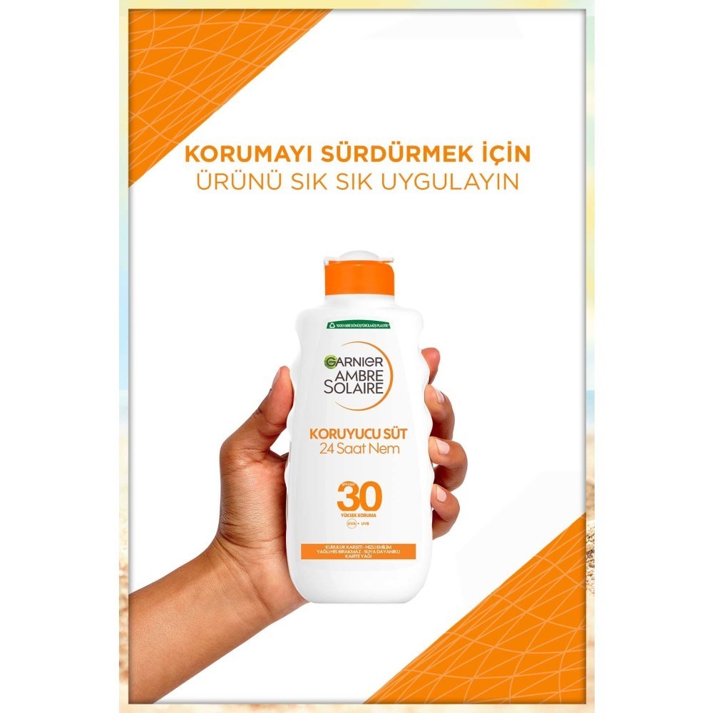 Garnier Ambre Solaire +Spf30 Güneş Koruyucu Süt 200 ml