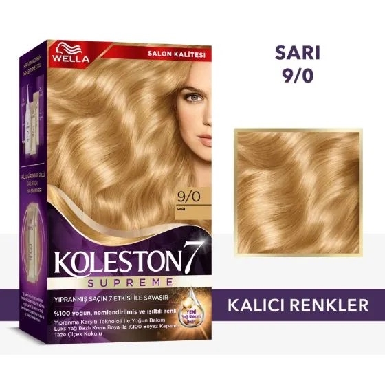 Wella Koleston Supreme Saç Boyası 9/0 Sarı