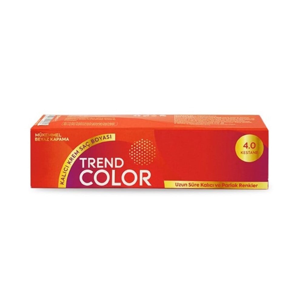 Trend Color Tüp Saç Boyası 4.0 Kestane 50 ml