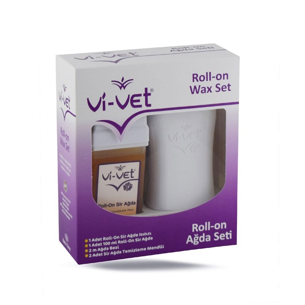 Vivet Roll-On Ağda Isıtıcılı Yeni Karma Set Çantalı