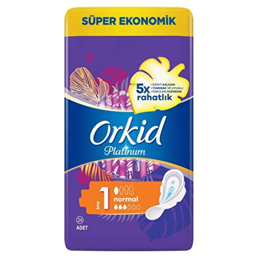 Orkid Ped Platinium Normal Süper ekonomik 24lü