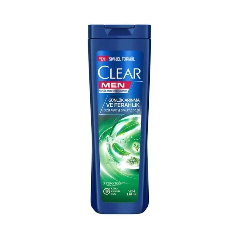 Clear Men Günlük Arınma ve Ferahlık Kepeğe Karşı Etkili Şampuan 350 ml