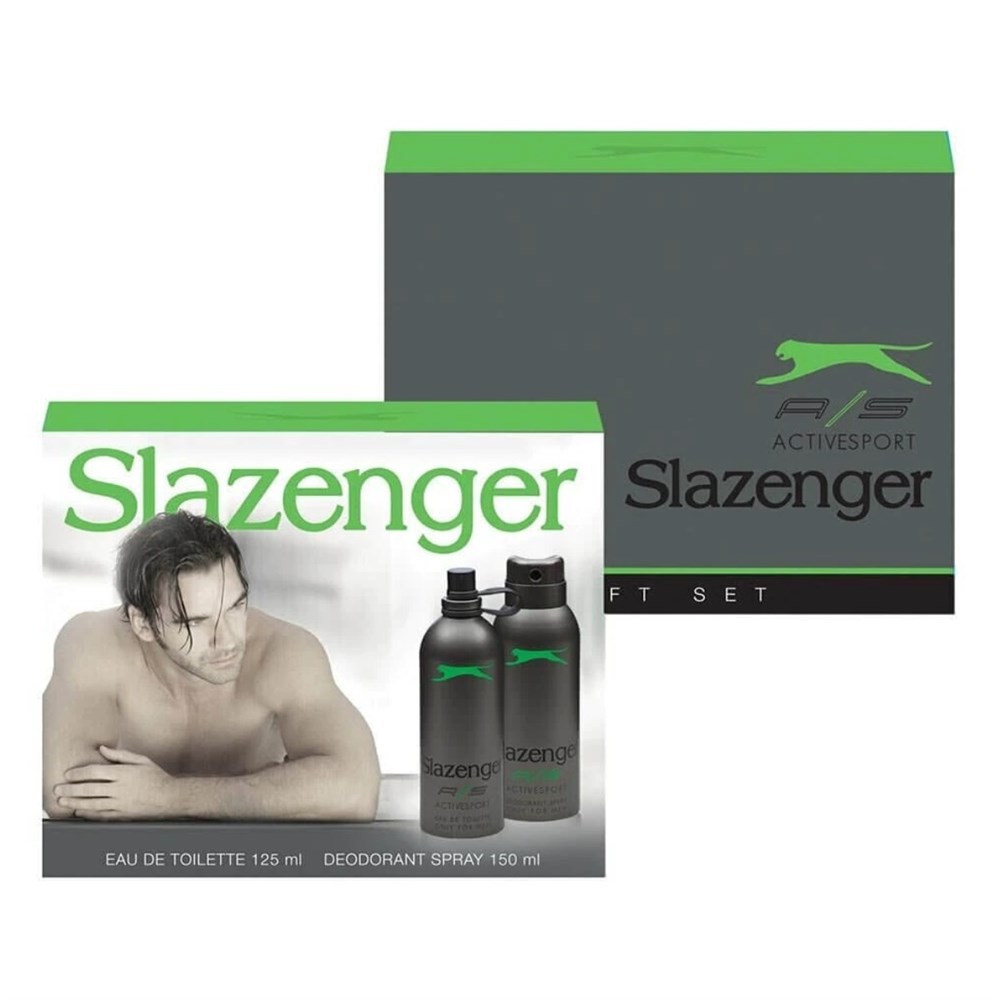 Slazenger Parfüm Seti edt Parfüm 125 ml + Deodorant Active Sport Yeşil 150 ml