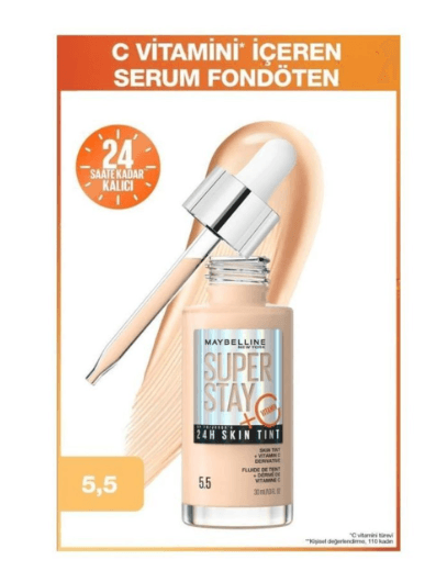 Maybelline Newyork Super Stay 24H Skin Tint Fondöten 5.5