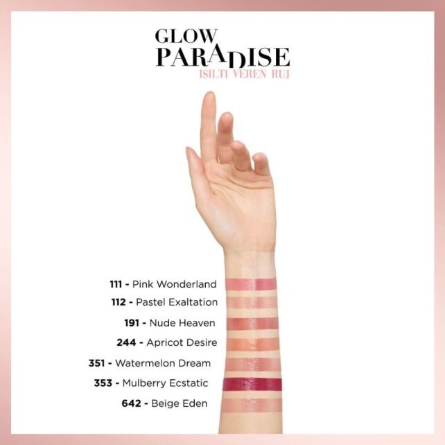 Loreal Paris Glow Paradise Balm in Lipstick Işıltı Veren Ruj 353 Mulberry Ecstatic