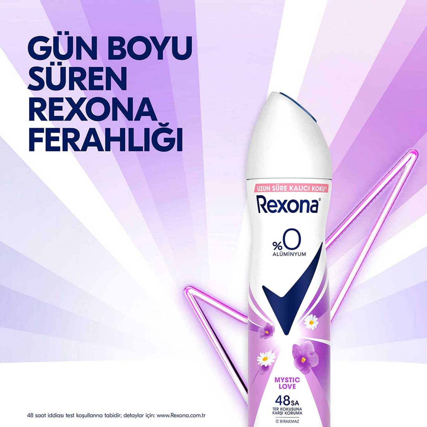REXONA Kadın Deodorant Sprey Mystic love 150 ml