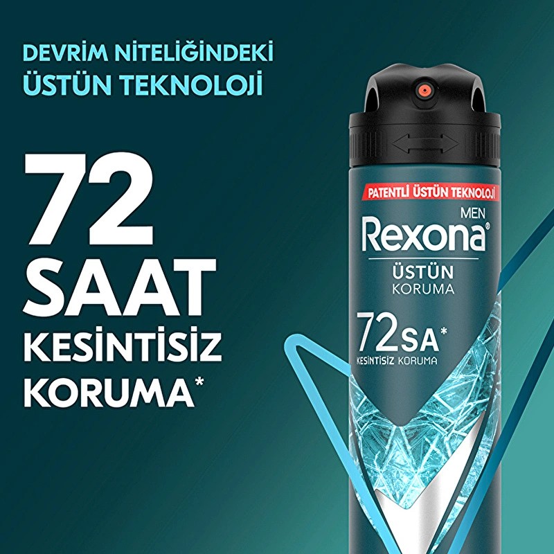 Rexona Men Erkek Sprey Deodorant Xtra Cool 72 Saat Kesintisiz Koruma 150 ml