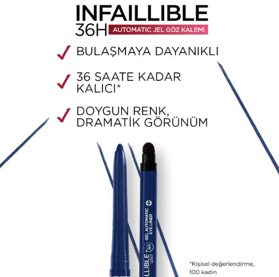 Loreal Infaillible Gel Eyelıner Blue Jersev