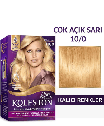 Koleston Kit Boya 10/0 Çok Açık Sarı