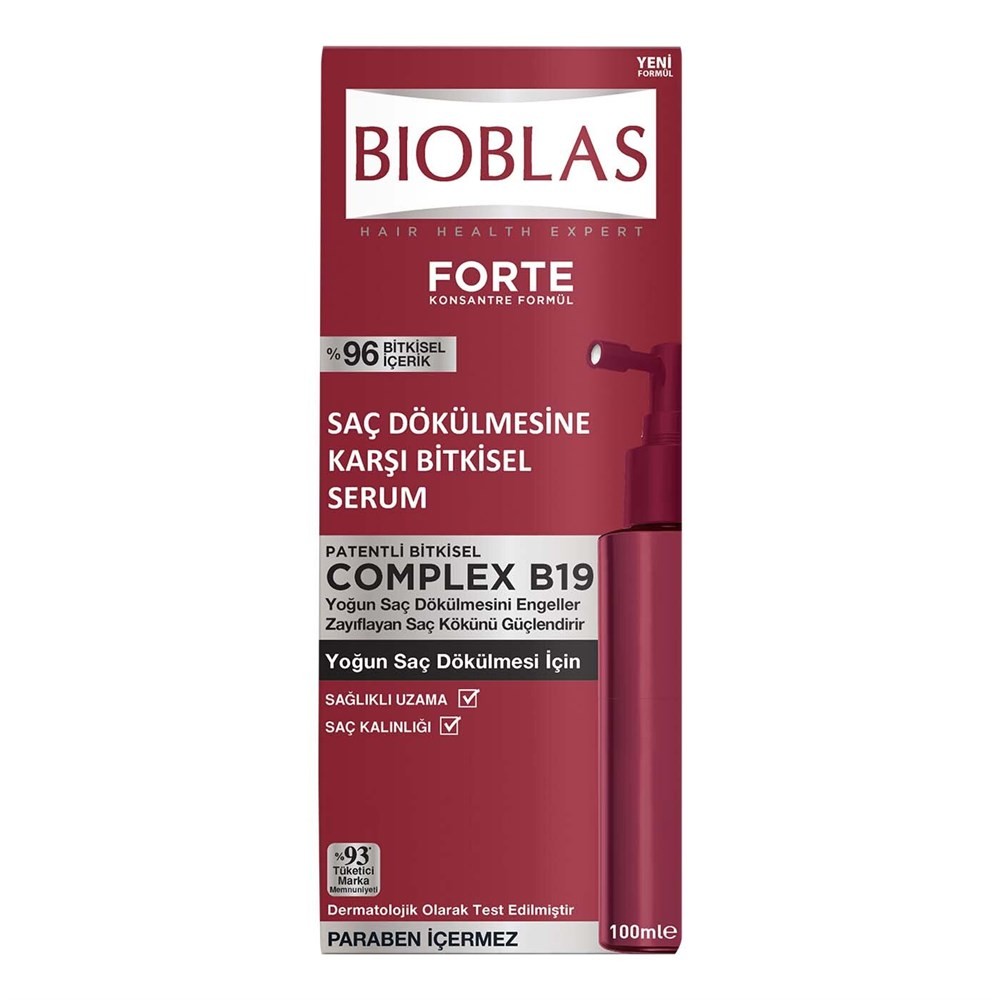 Bioblas Forte Bitkisel Serum - Saç Dökülmesine Karşı Etkili 100 ml