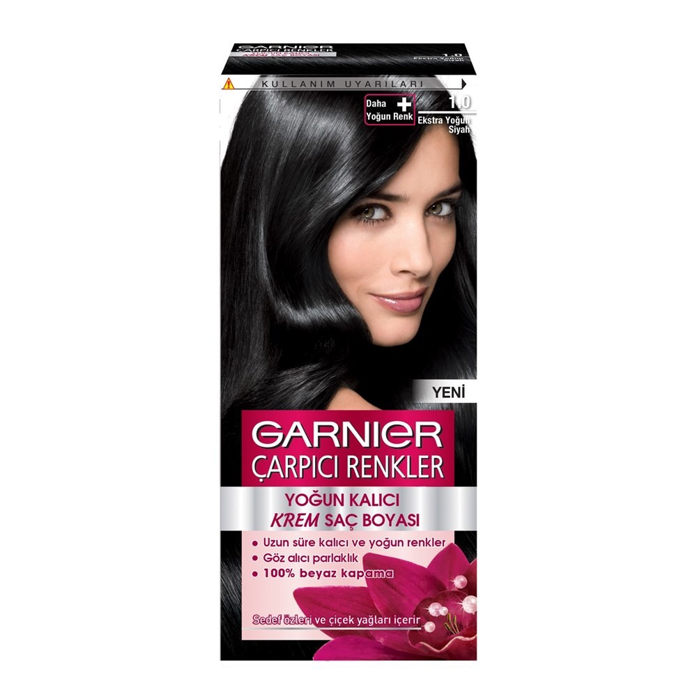 Garnier Color Naturals Saç Boyası 1/0 Extra Yoğun Siyah