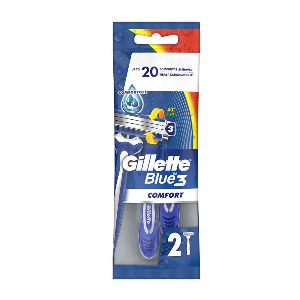 Gilette Blue3 Comfort 2li Kullan At Tıraş Bıçağı