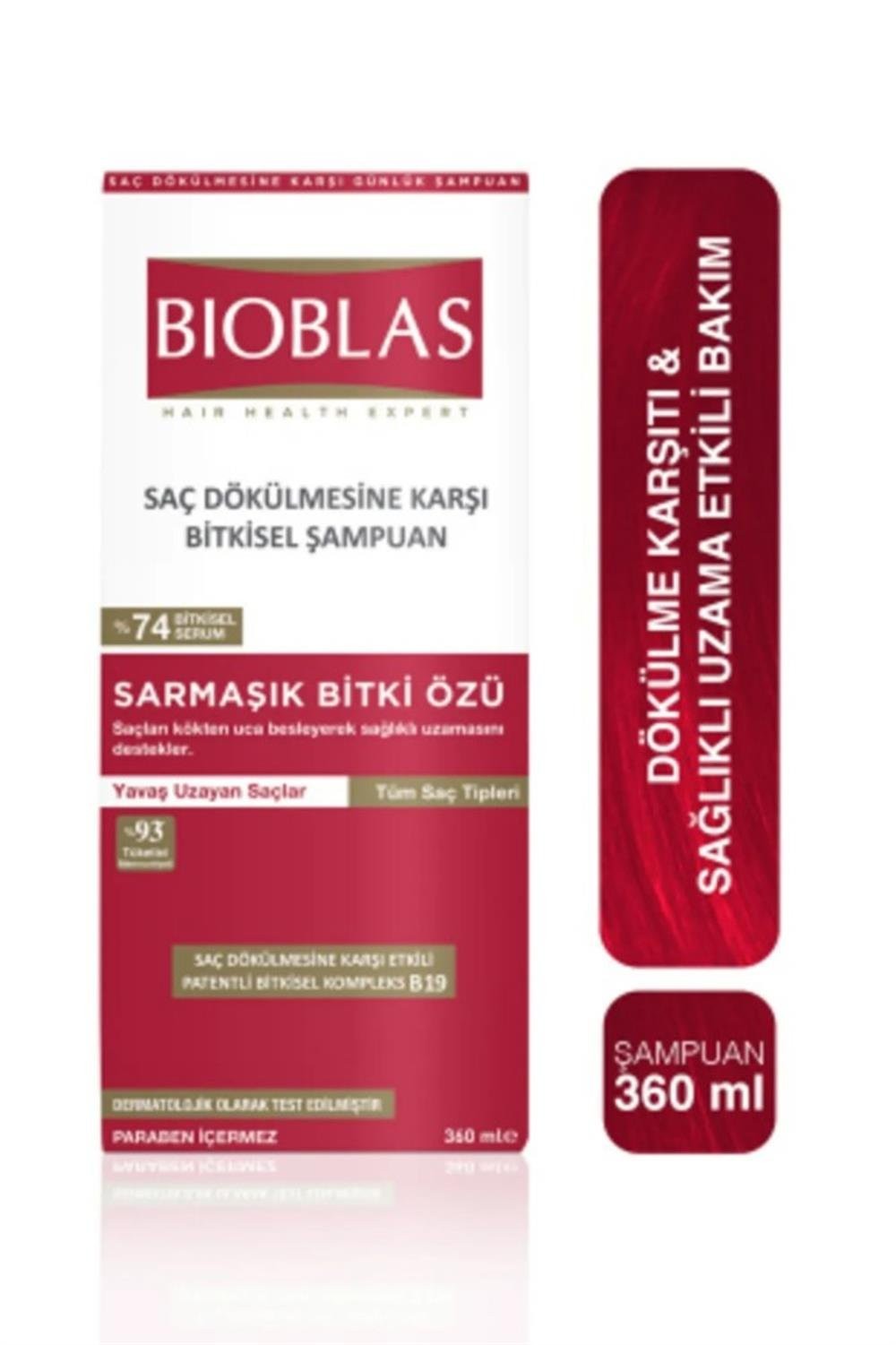 Bioblas Şampuan Phytosterol Sağlıklı Uzama Etkili 360 ml