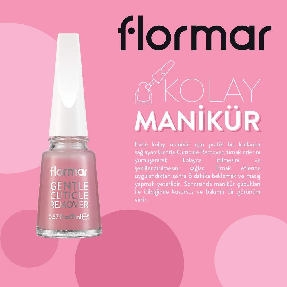 Flormar Tırnak Eti Temizleyici Gentel Cuticle Remover