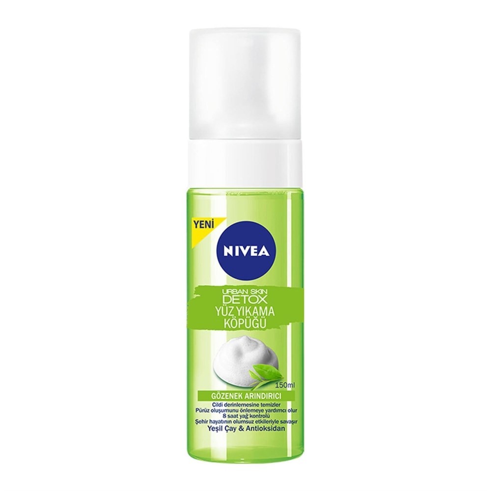 Nivea Yüz Yıkama Köpüğü Soyulabilir Urban Skin Detoks Maske 150 ml