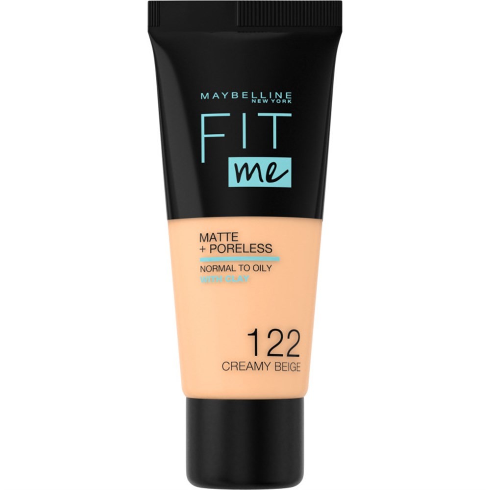 Maybelline New York Mat Fondöten Fit Me Matte Poreless Foundation 122