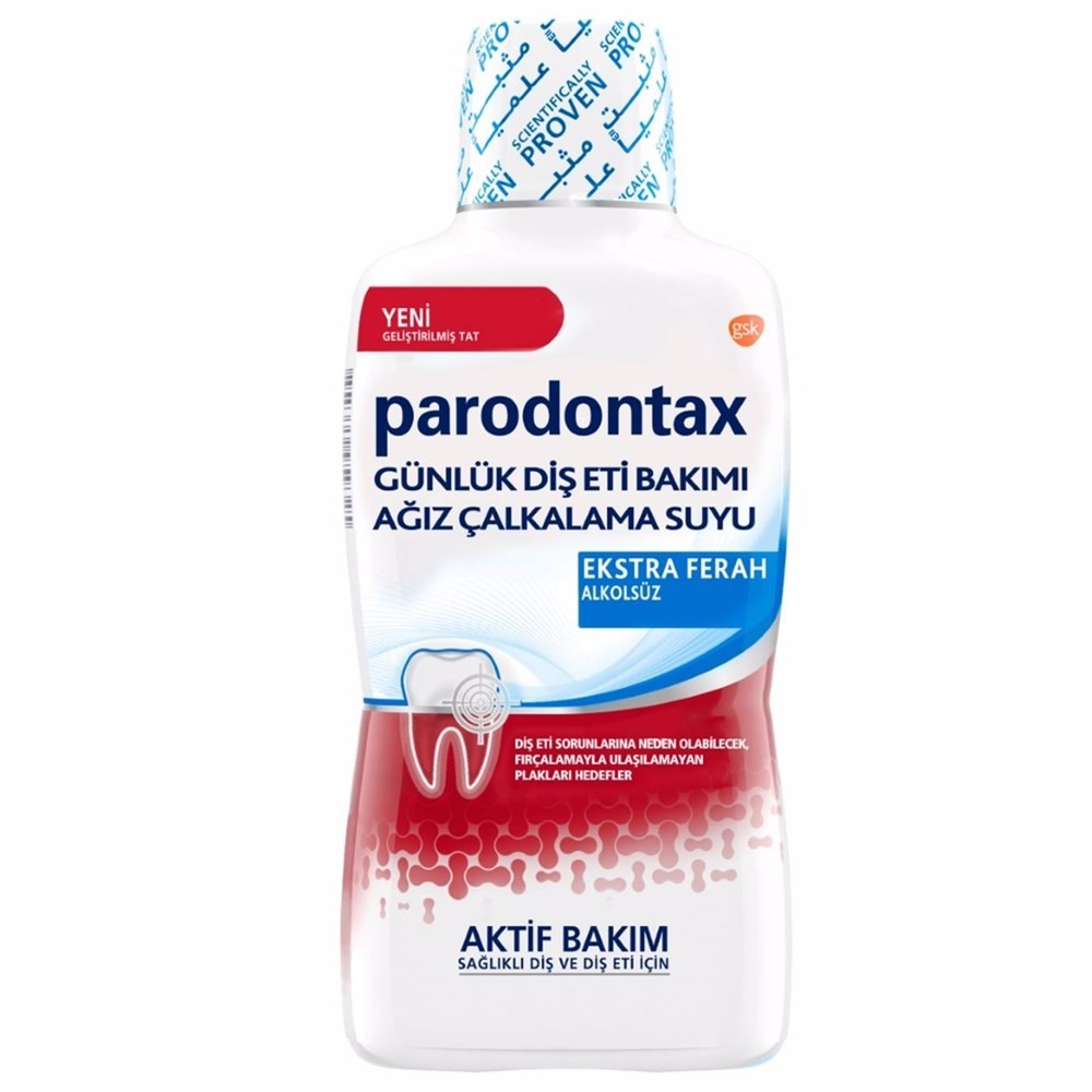 Parodontax Günlük Ağız Bakım Suyu Ekstra Ferah 500 ml