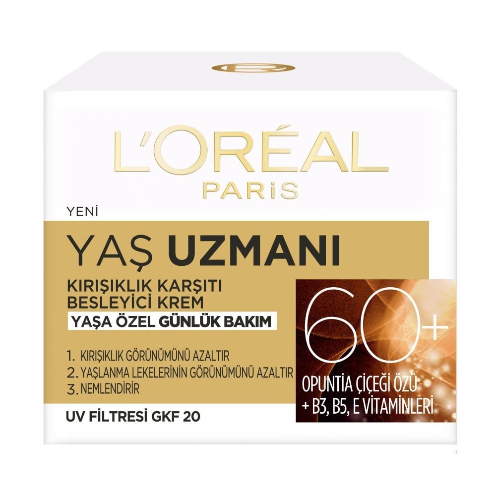 Loreal Paris Kırışık Karşıtı Krem +60Yaş Uzmanı 50 ml