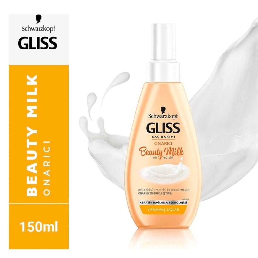 Schwarzkopf Gliss Onarıcı Saç Bakım Sütü Beauty Milk 150 ml