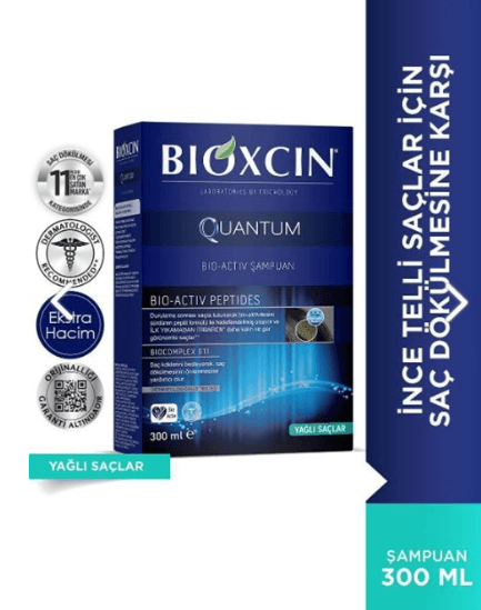 Bioxcin Quantum Yağlı Şampuan 300 ml