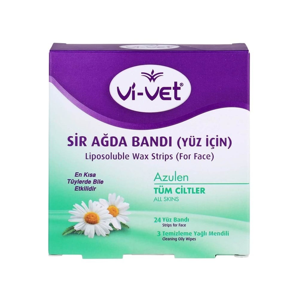 Vivet Yüz Sir Ağda Bandı Azulen 24lü