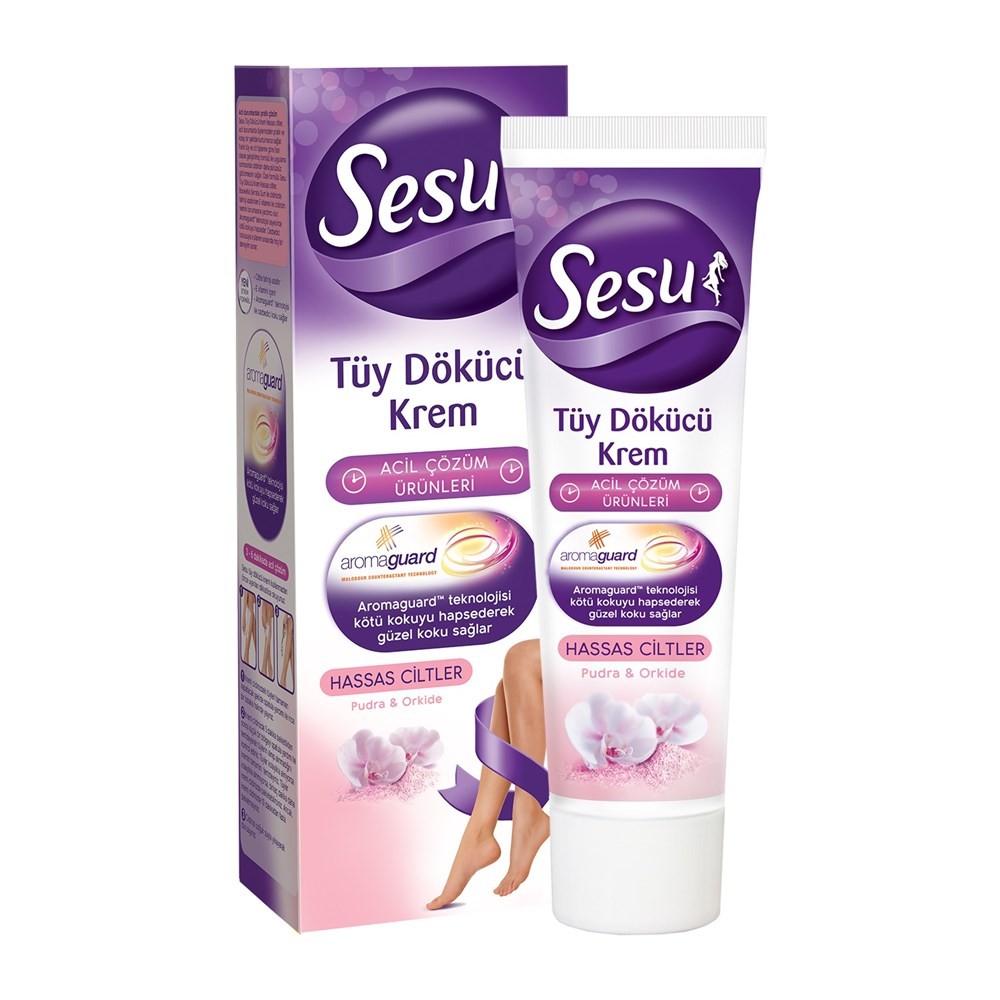 Sesu Tüy Dökücü Krem Sensitive 100 ml