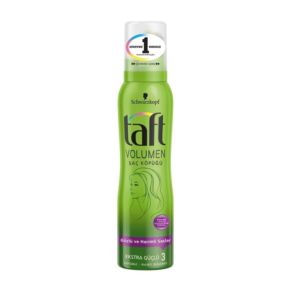 Taft Saç Köpüğü - Volumen Saçlarınıza Hacim Kazandıran Etki 150 ml