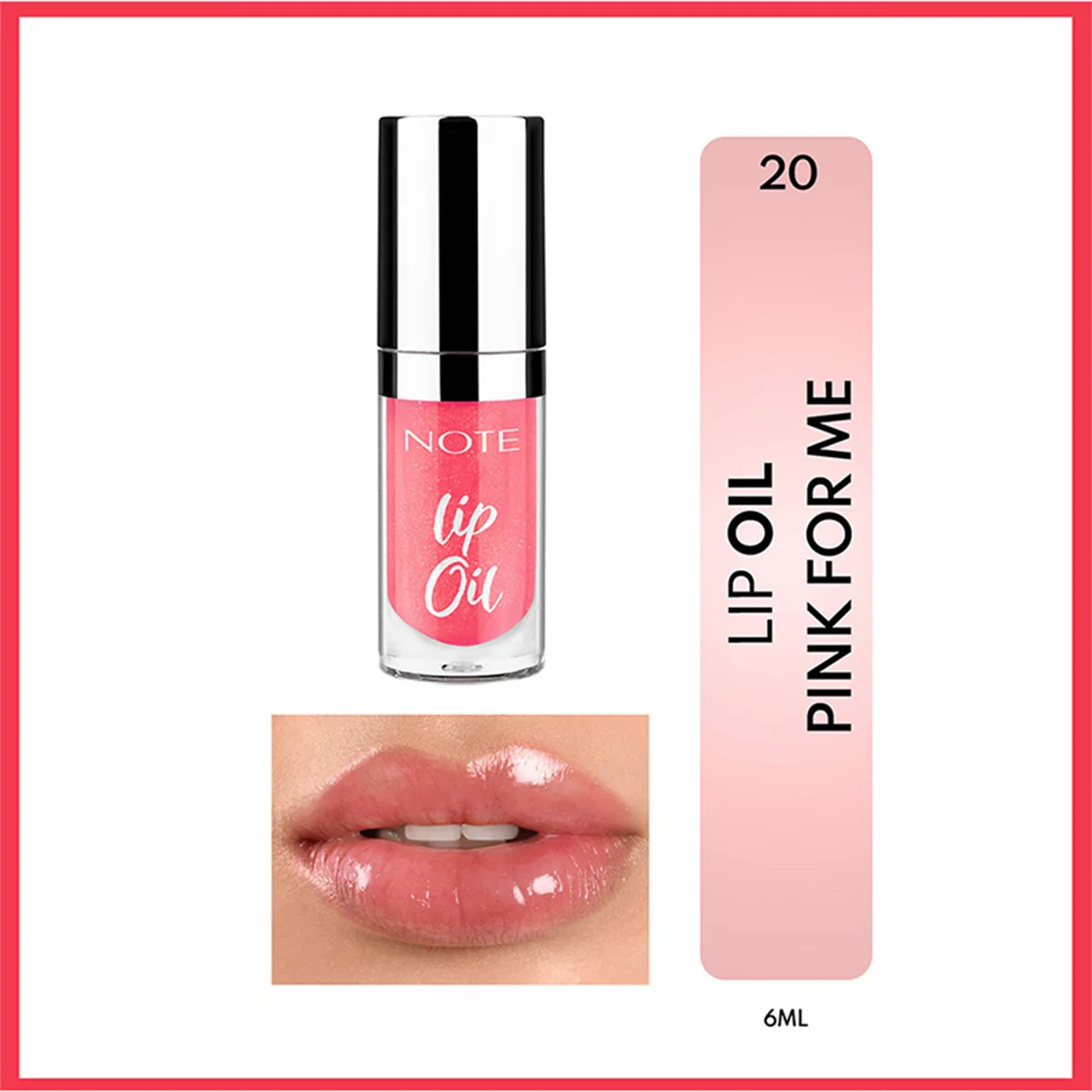 Note Lip Oil 20 Pink For Me