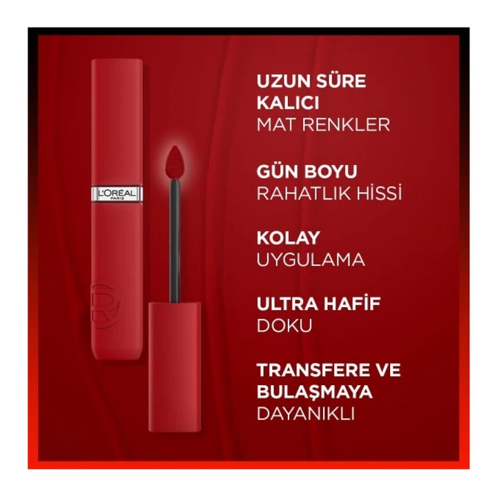 Loreal Paris Infaillible Matte Resistance Likit Mat Ruj 210 Tropıcal Vacay