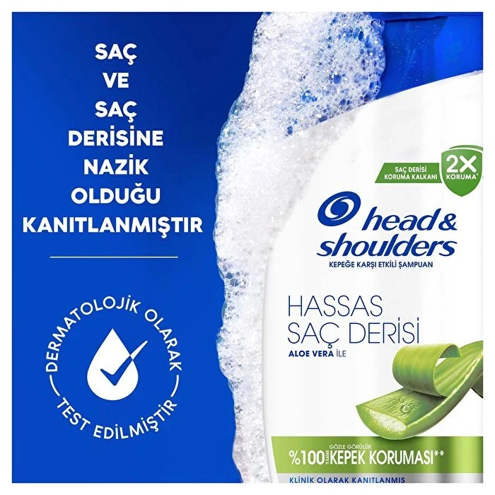 Head & Shoulders Şampuan Hassas Saç Derisi Kepek Karşıtı Aloe Vera 330 ml