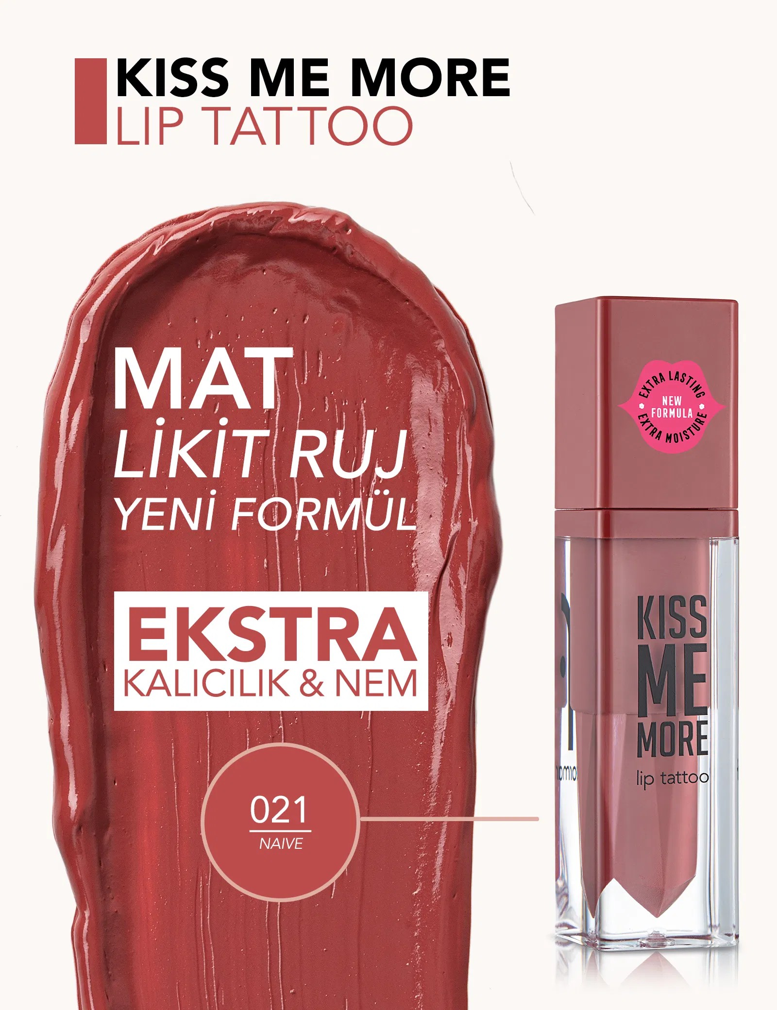 Flormar Kiss Me More Lip Tattoo 21