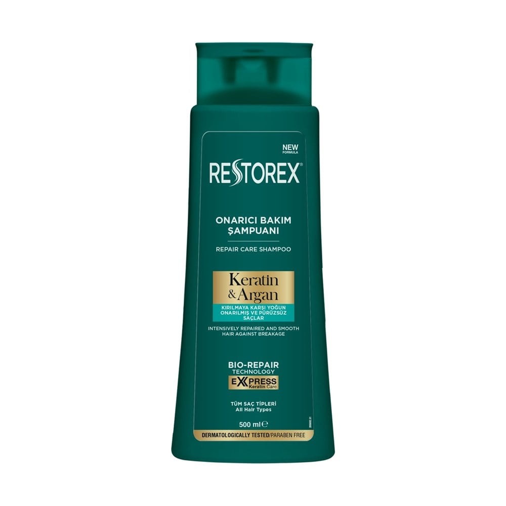 Restorex Şampuan Keratin Argan Özlü Onarıcı Bakım Etkili 500 ml