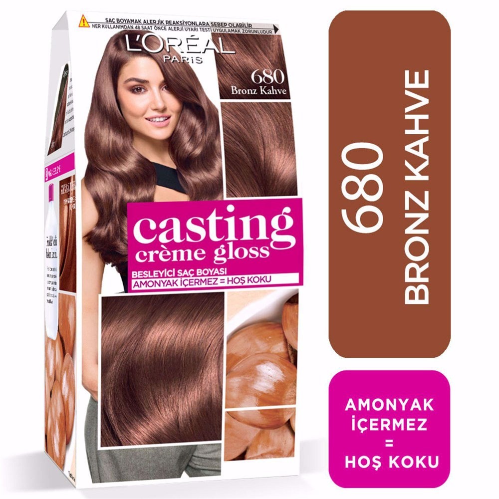Loreal Paris Saç Boyası - Casting Creme Gloss 680 Bronz Kahve