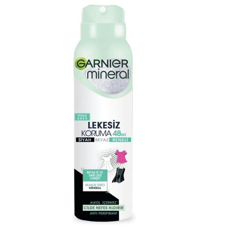 Garnier Mineral Anti-perspirant Aeresol Deodorant Lekesiz Koruma 150 ml