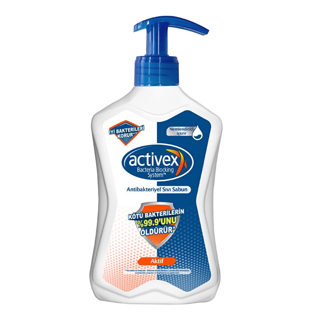 Activex Antibakteriyel Sıvı Sabun Aktif 500 ml