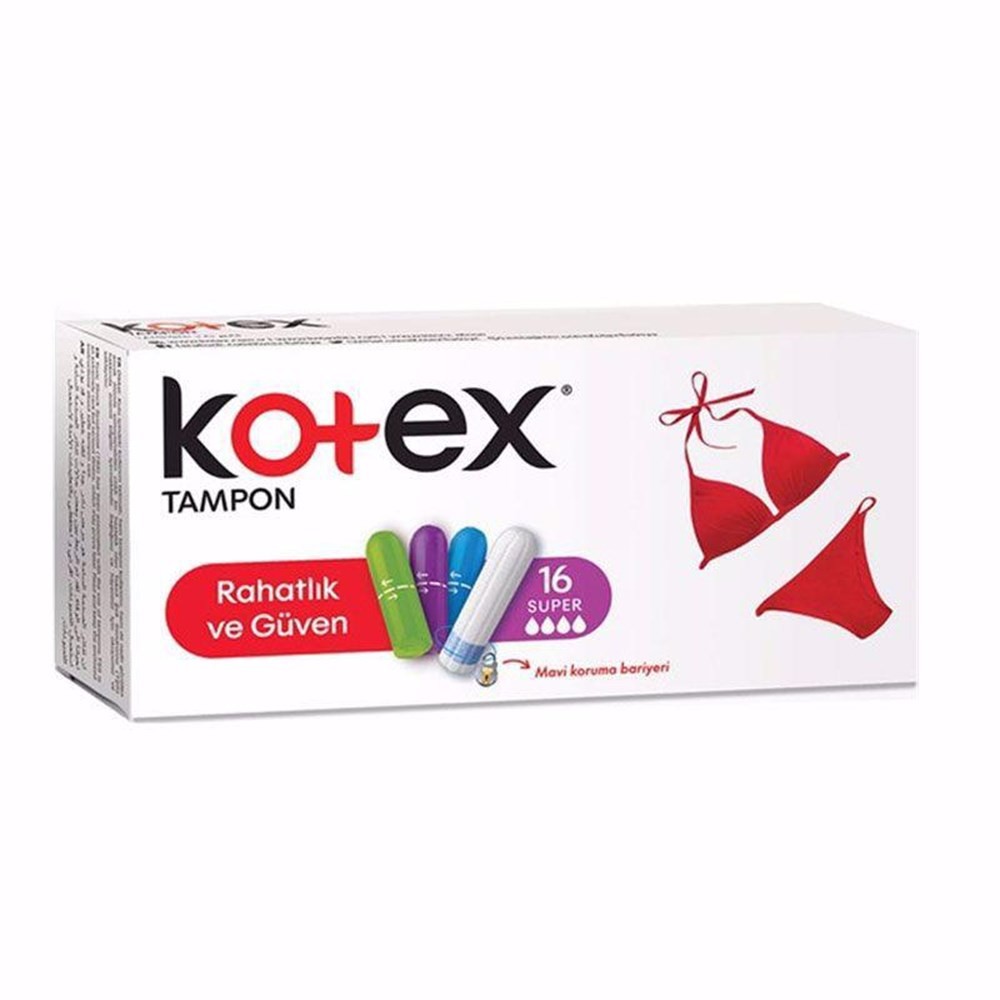 Kotex Tampon Süper 16lı